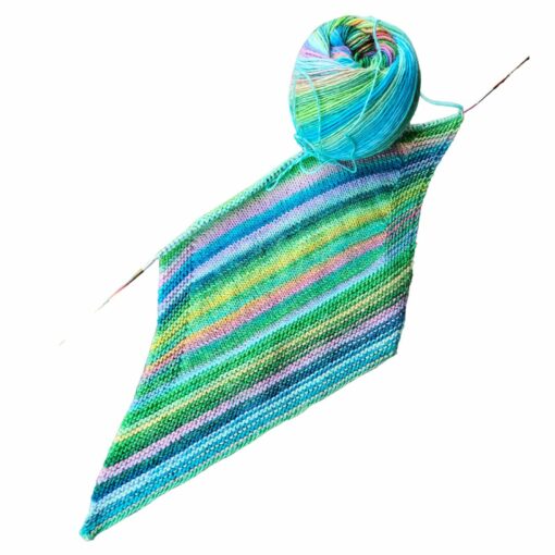 Spitzzulaufenden Schal stricken - Anleitung zum Download [Digital]