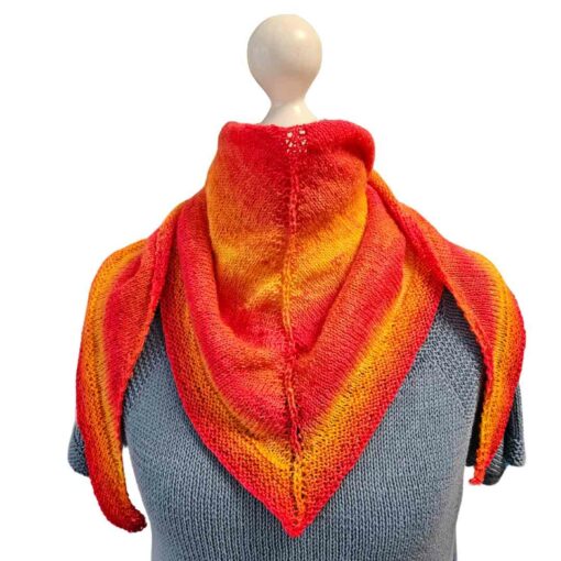 Dreieckstuch klein aus der Watercolor Sock stricken - Anleitung zum Download [Digital] – Bild 2