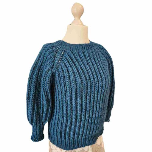 Raglan Pullover von oben im Vollpatent - Anleitung zum Download [Digital] – Bild 2