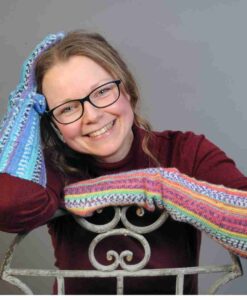 Anleitung zum Download - Quergestrickte Socken in glatt rechts stricken Größe: 36/37 [Digital]