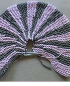 Anleitung für einen kurzen abgeflachten Pouf aus Textilgarn - PDF zum Download [Digital]